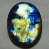 New Madagascar - LABRADORITE - Oval Cabochon Huge size - 34x45 mm Gorgeous Strong Multy Fire